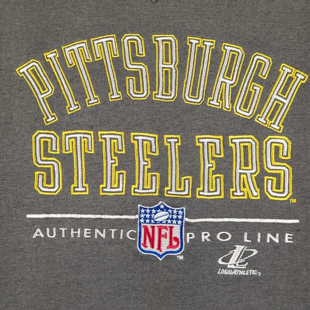 Logo Athletic Vintage Pittsburgh Steelers Crewneck (M) - Picture 3 of 8